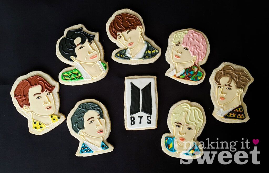 BTS Sugar Cookies - Making It Sweet