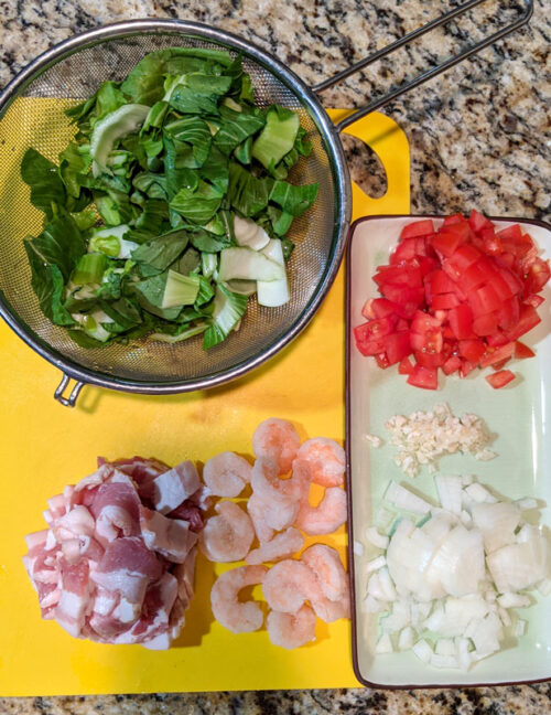 Munggo Guisado - Filipino Mung Bean Stew - Making it Sweet